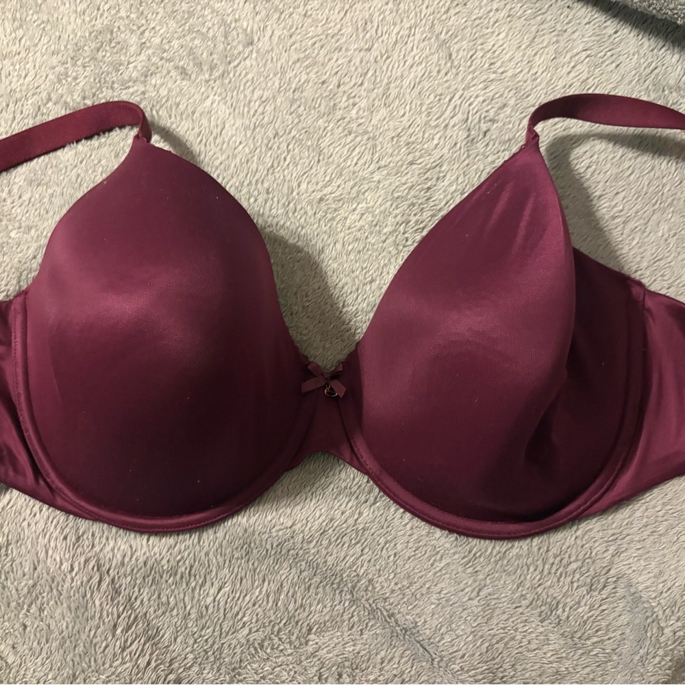 Elegant Plum Underwire Bra